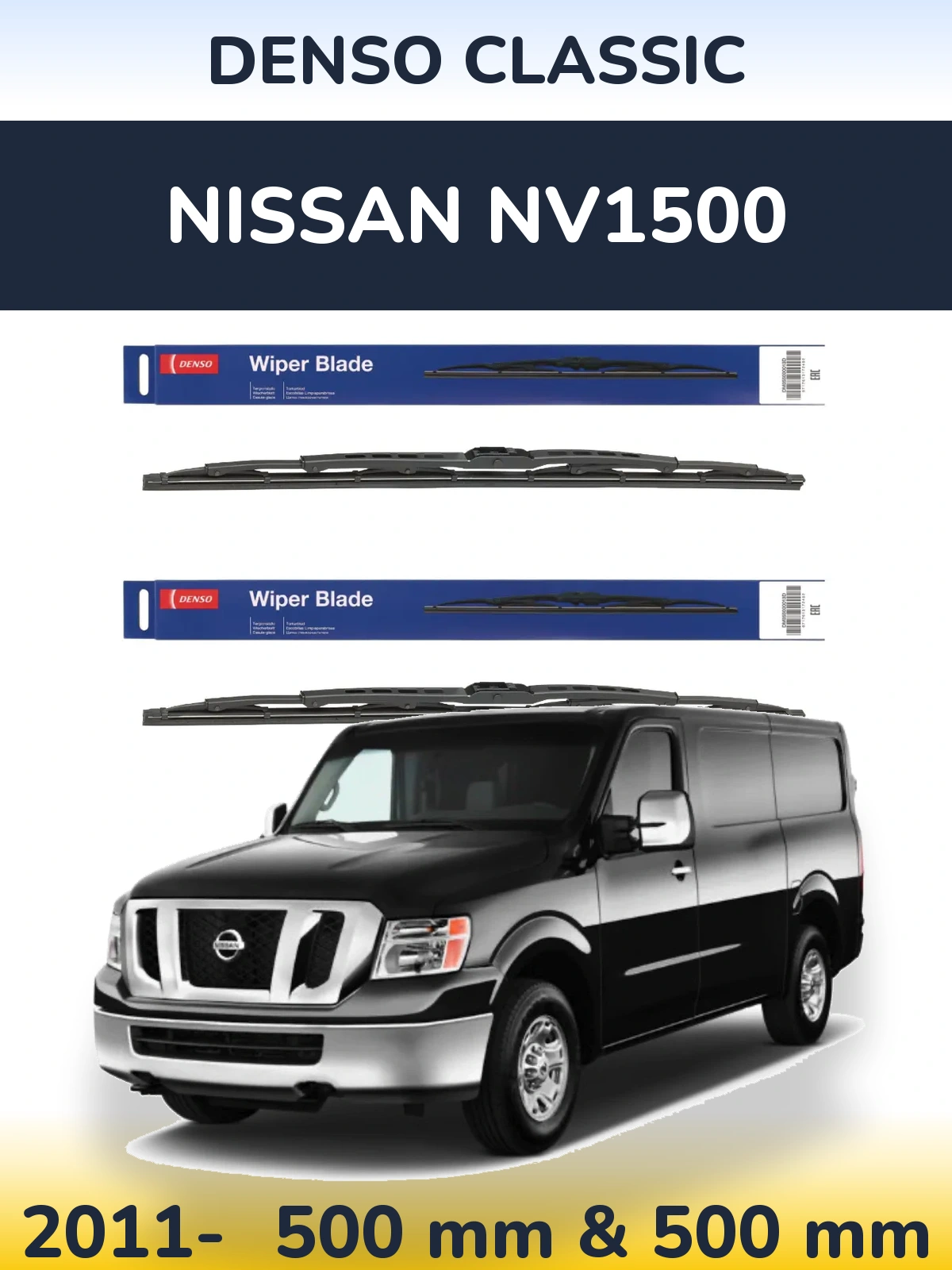 Ștergătoare Denso Classic pentru Nissan NV1500