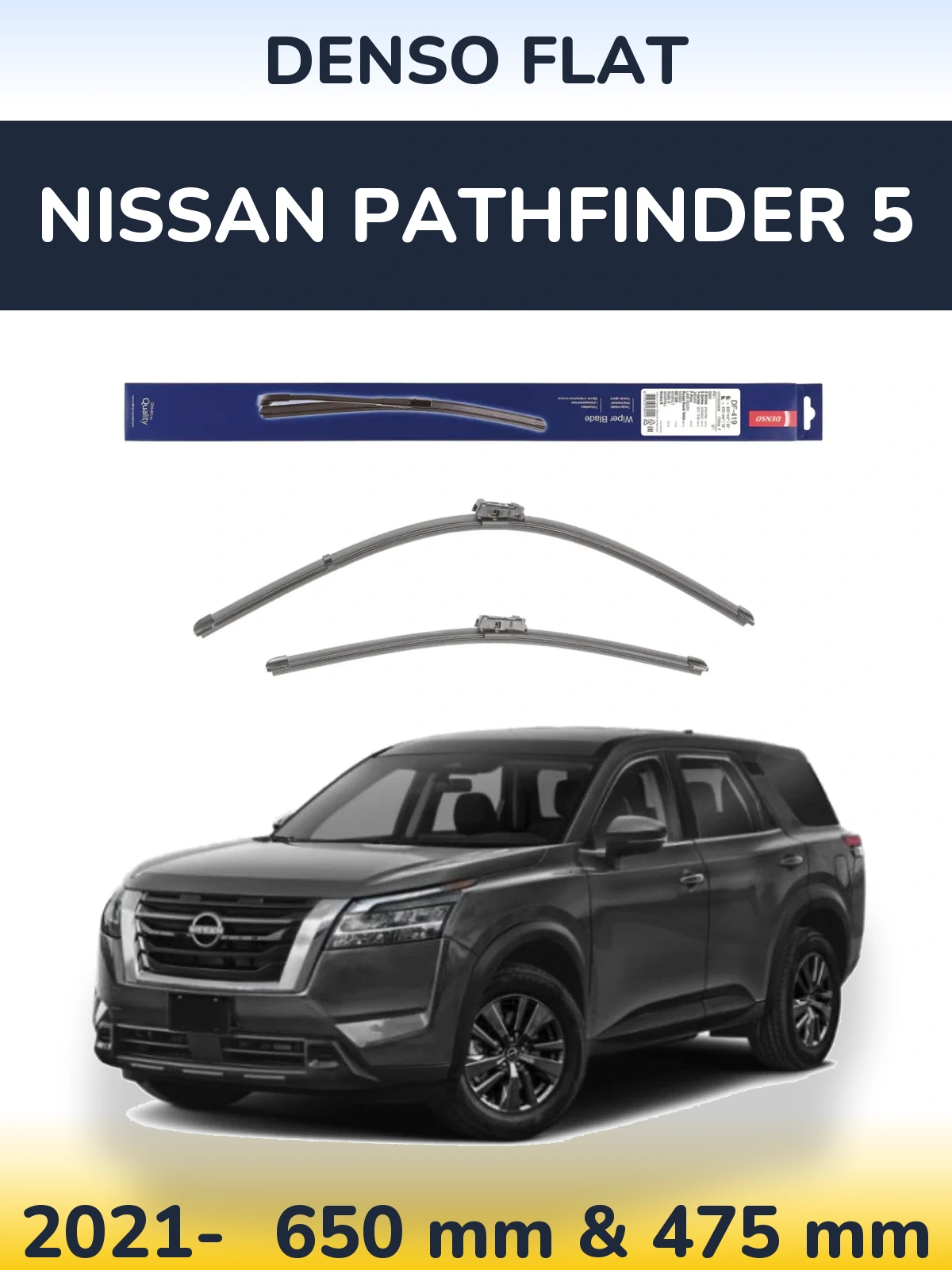 Ștergătoare Denso Flat pentru Nissan Pathfinder 5