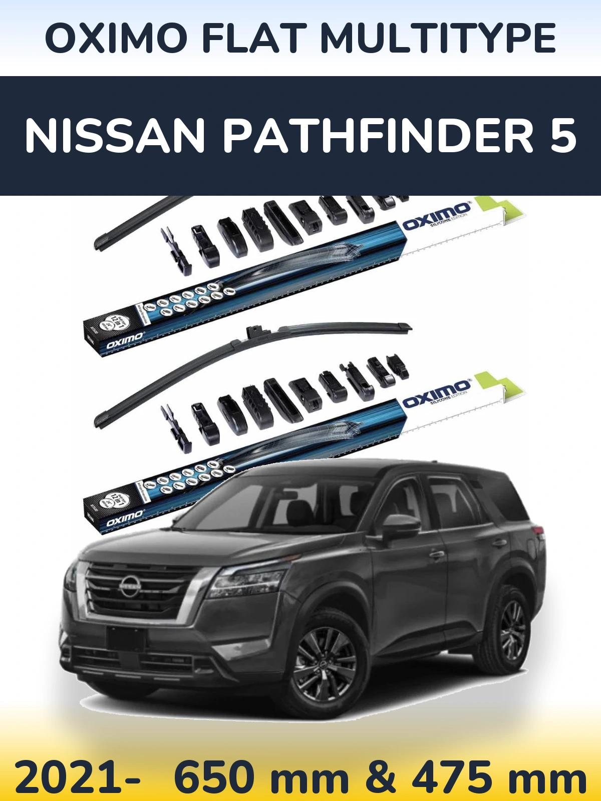 Ștergătoare Oximo Flat MultiTipe pentru Nissan Pathfinder 5