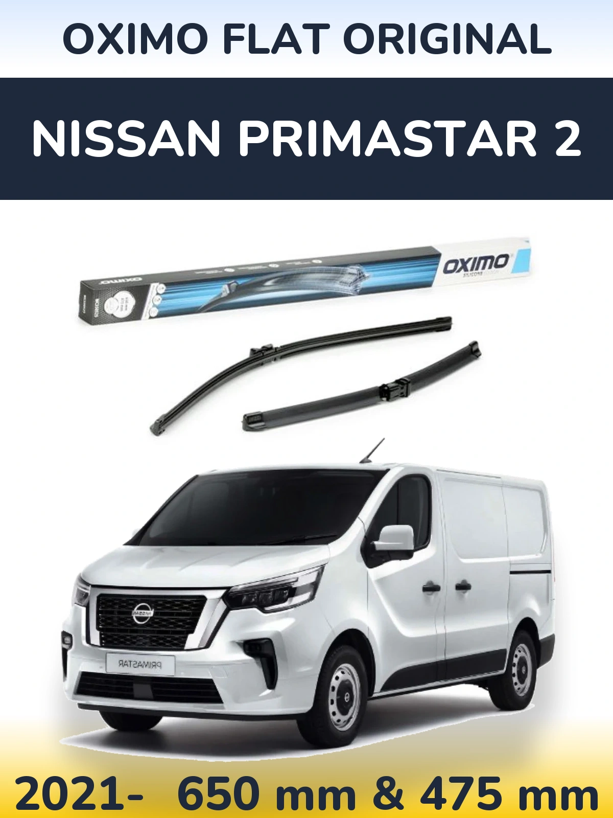 Ștergătoare Oximo Flat Original pentru Nissan Primastar 2