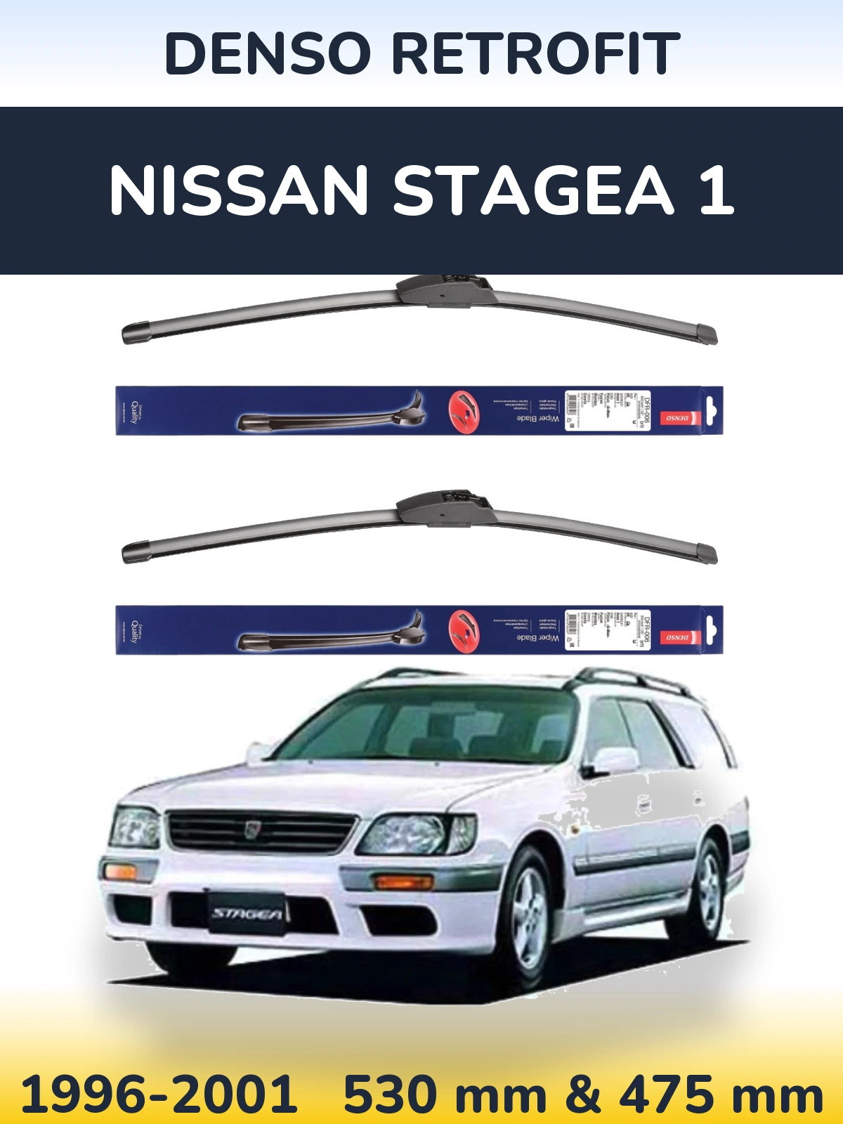 Ștergătoare Denso Retrofit pentru Nissan Stagea 1