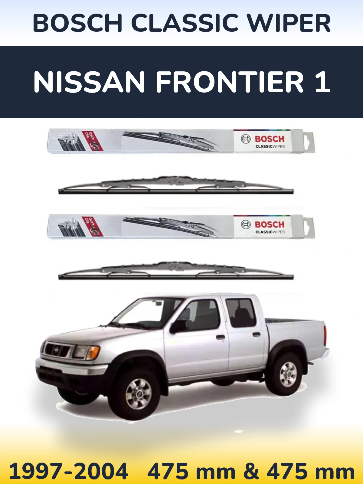 Ștergătoare BOSCH Classic Wiper pentru Nissan Frontier 1
