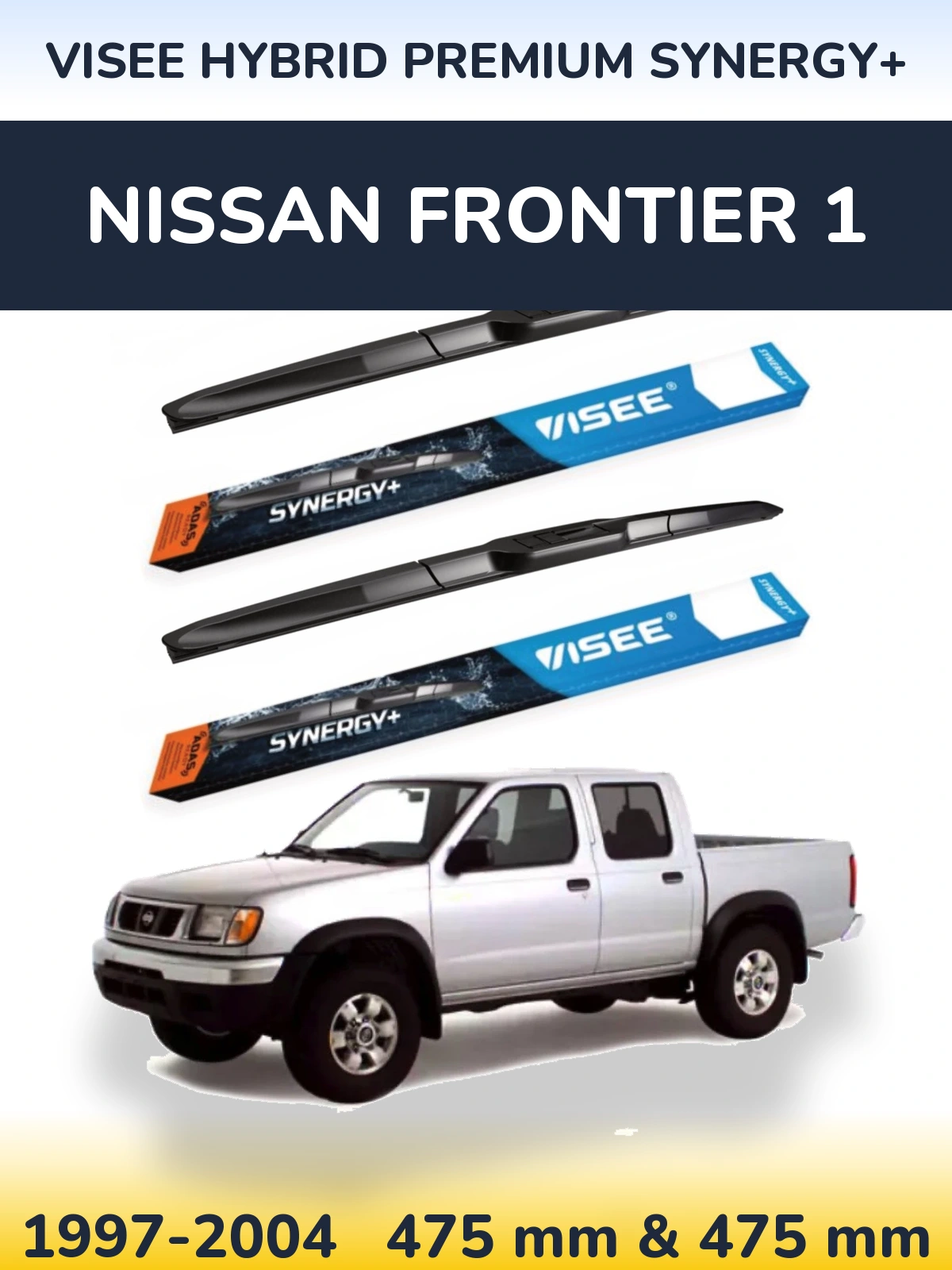 Ștergătoare VISEE HYBRID PREMIUM SYNERGY+ pentru Nissan Frontier 1