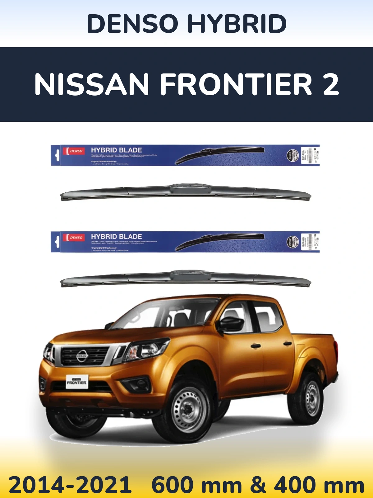 Ștergătoare Denso Hybrid pentru Nissan Frontier 2