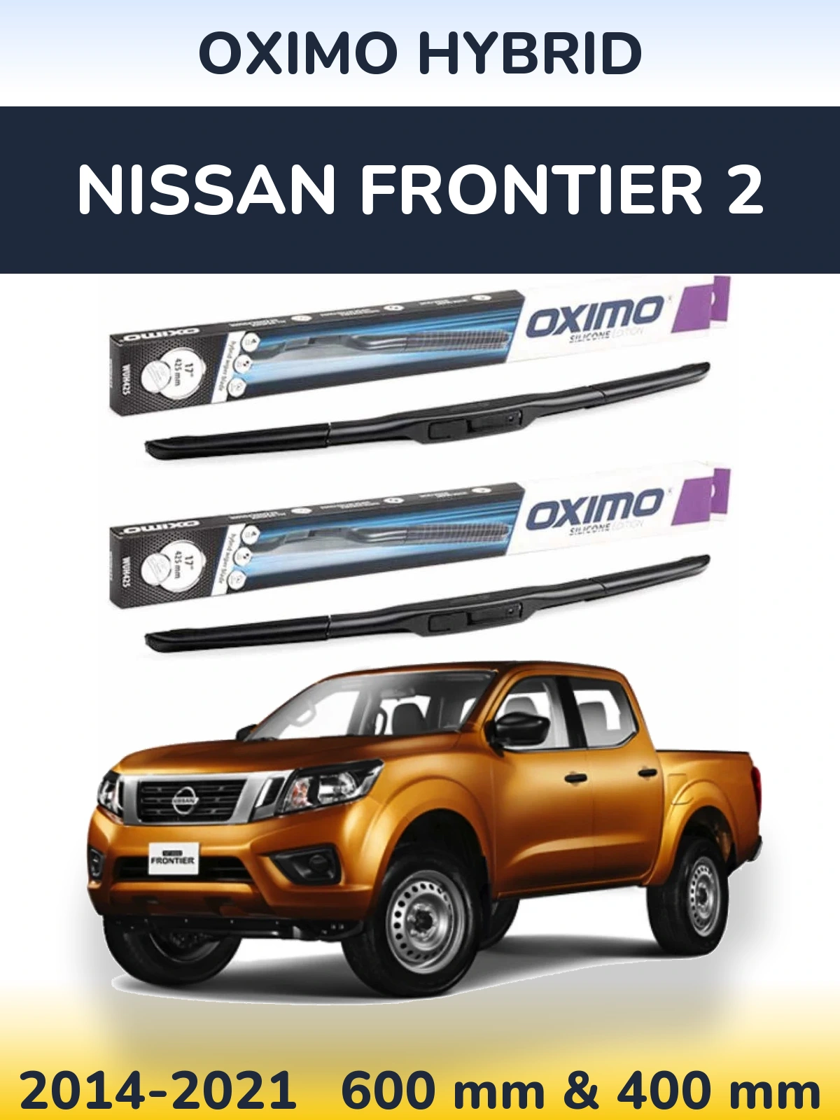 Ștergătoare Oximo Hybrid pentru Nissan Frontier 2