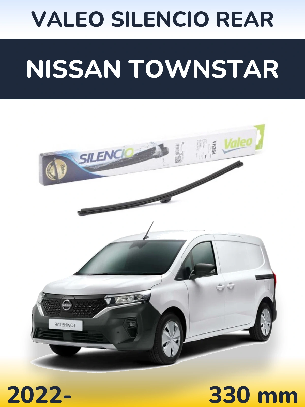 Ștergătoare Valeo Silencio Rear pentru Nissan Townstar