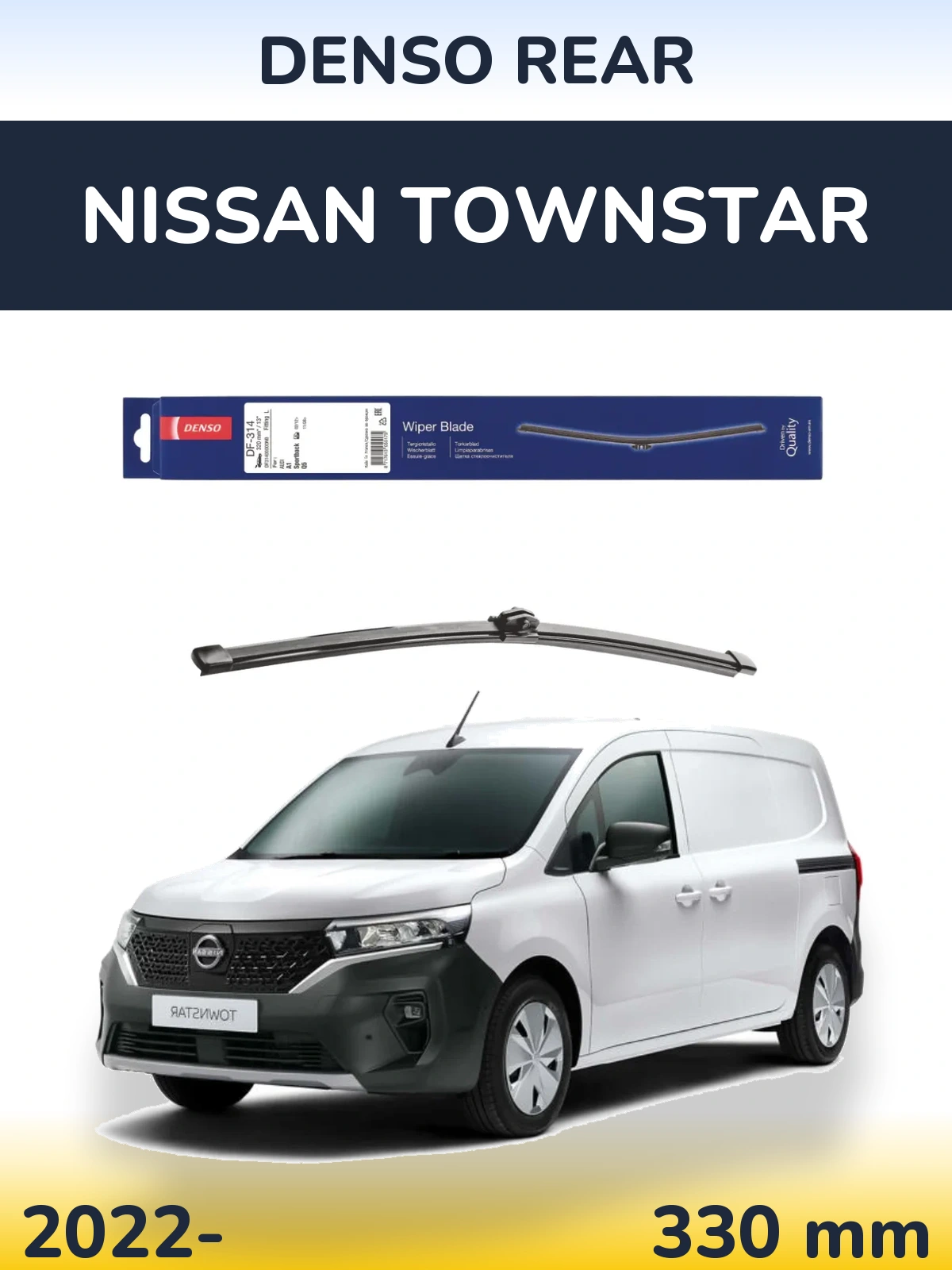 Ștergătoare Denso Rear pentru Nissan Townstar
