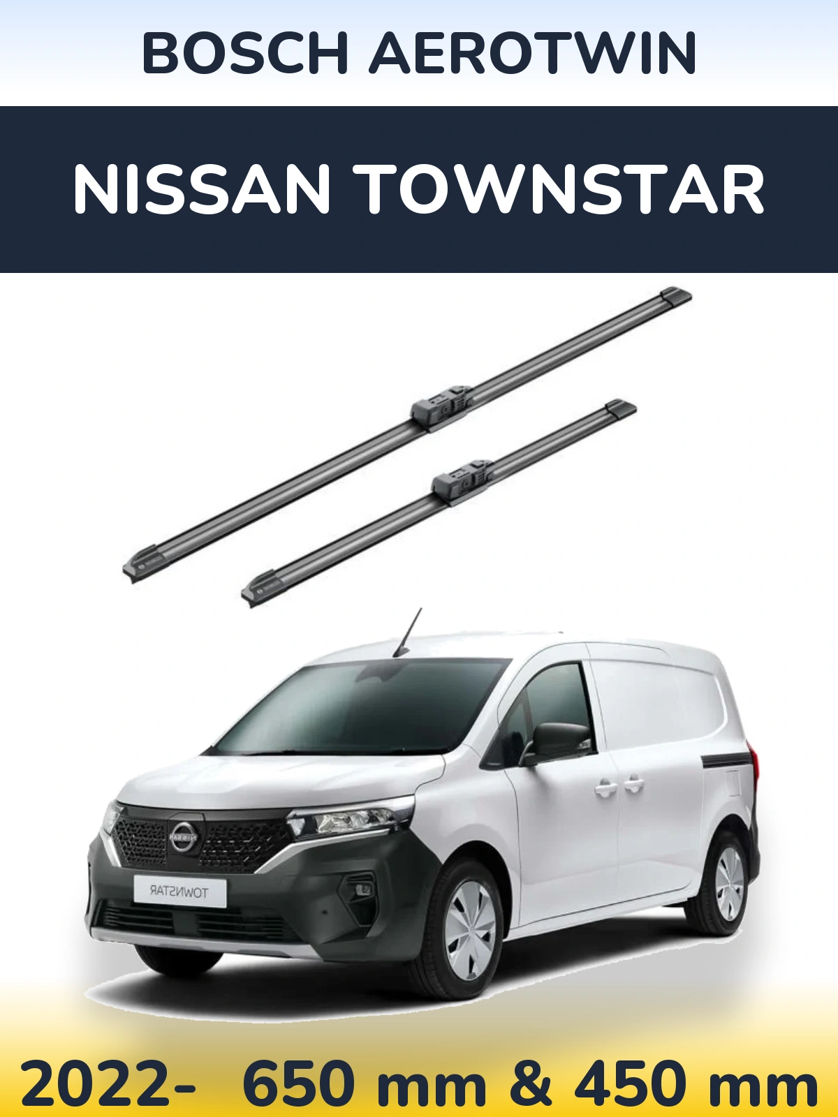 Ștergătoare BOSCH AeroTwin pentru Nissan Townstar