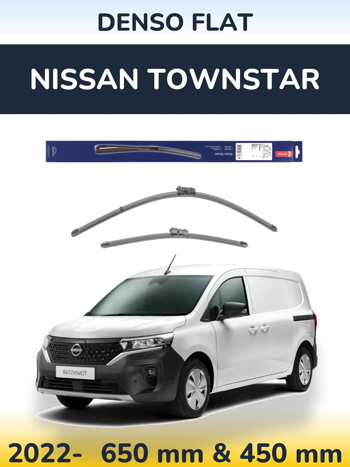 Ștergătoare Denso Flat pentru Nissan Townstar
