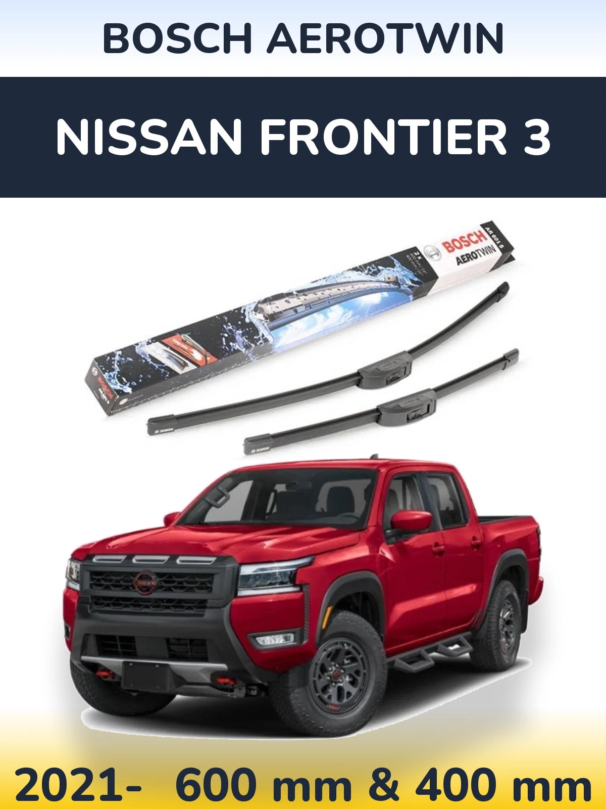 Ștergătoare BOSCH AeroTwin pentru Nissan Frontier 3