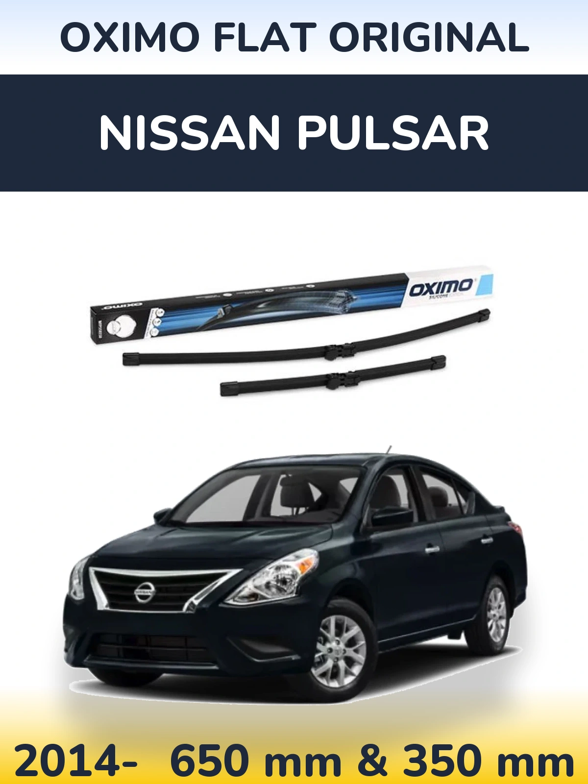 Ștergătoare Oximo Flat Original pentru Nissan Pulsar