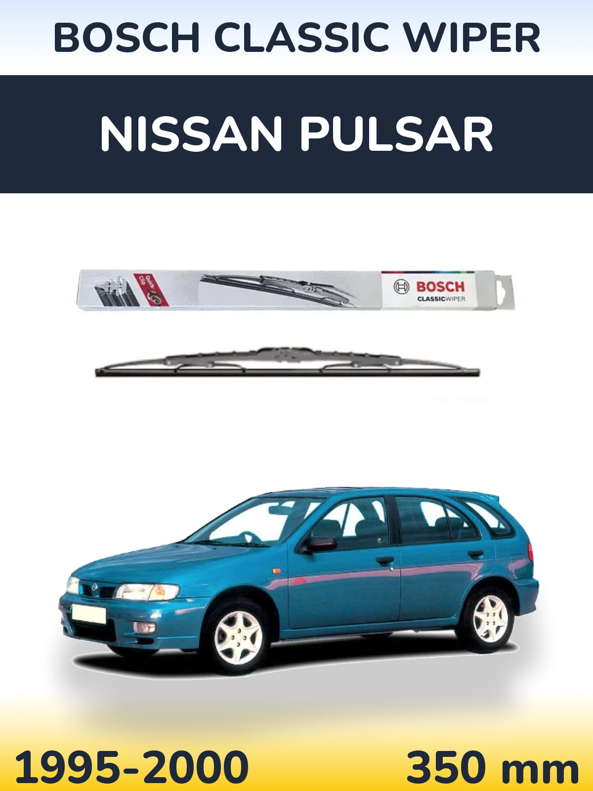 Ștergătoare BOSCH Classic Wiper pentru Nissan Pulsar