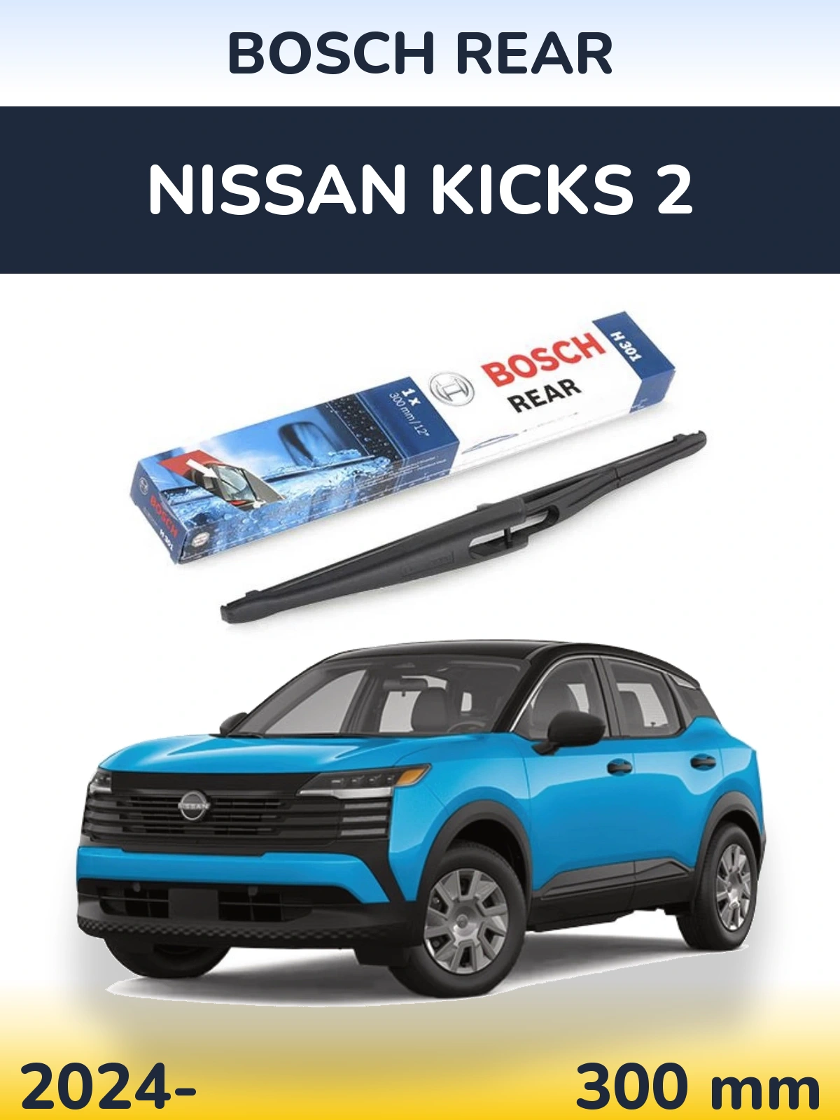Ștergătoare BOSCH Rear pentru Nissan Kicks 2