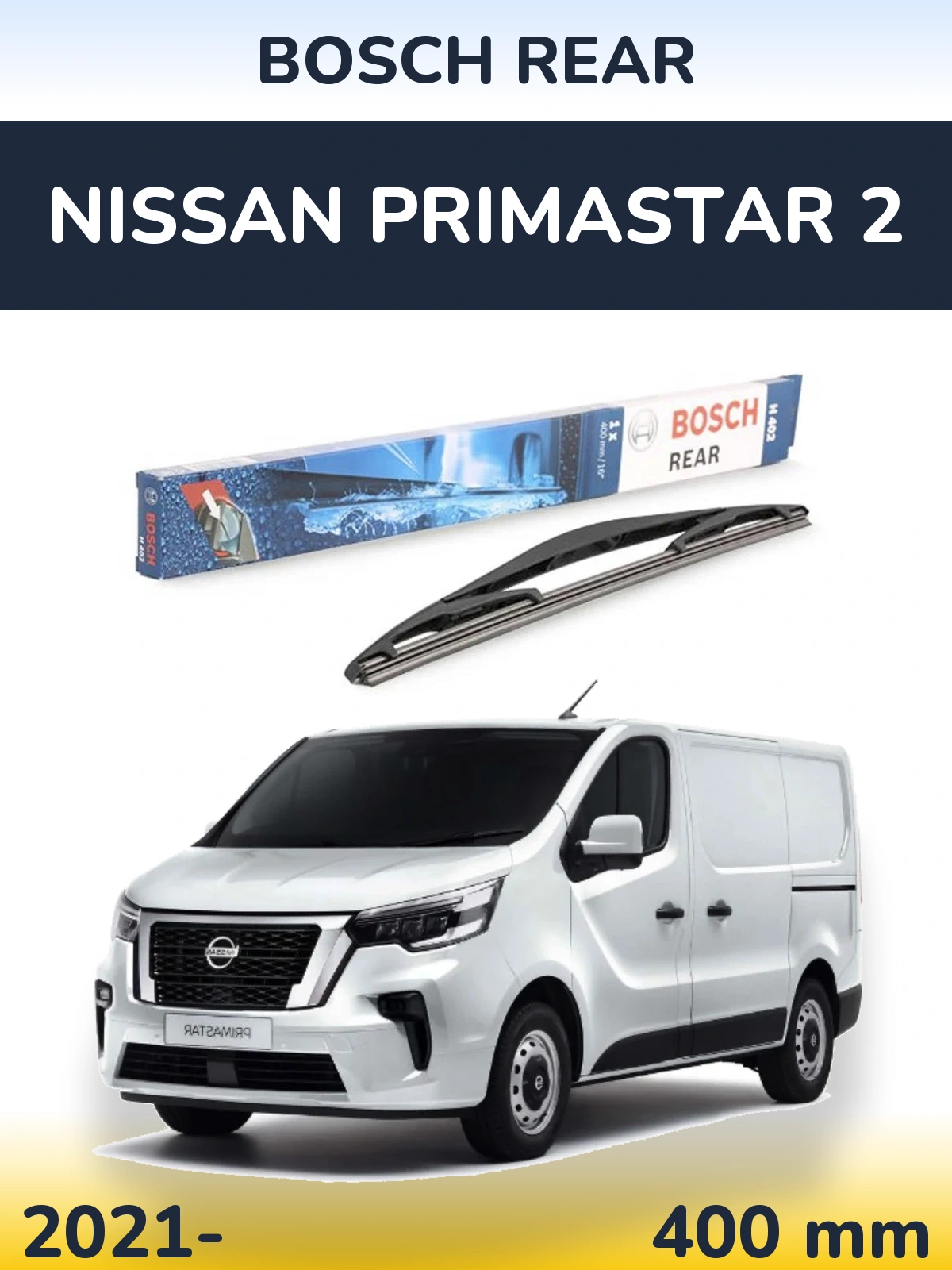 Ștergătoare BOSCH Rear pentru Nissan Primastar 2