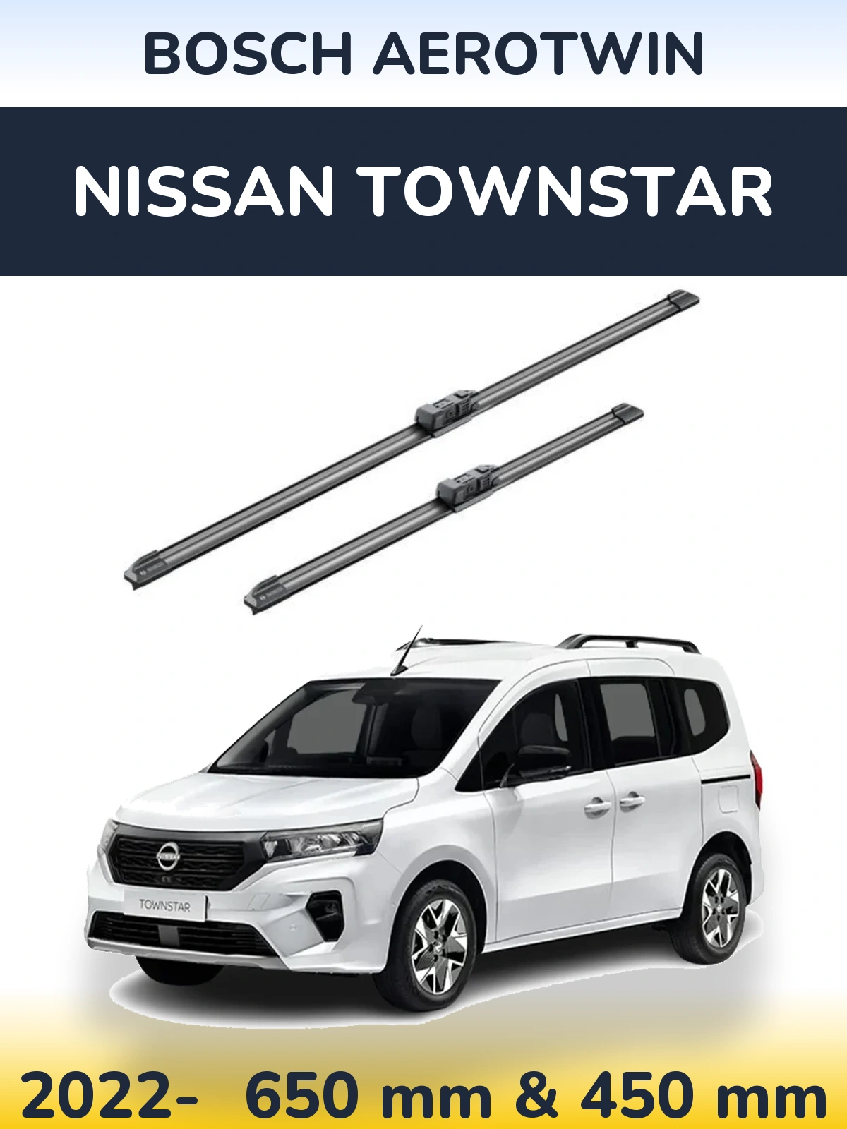 Ștergătoare BOSCH AeroTwin pentru Nissan Townstar