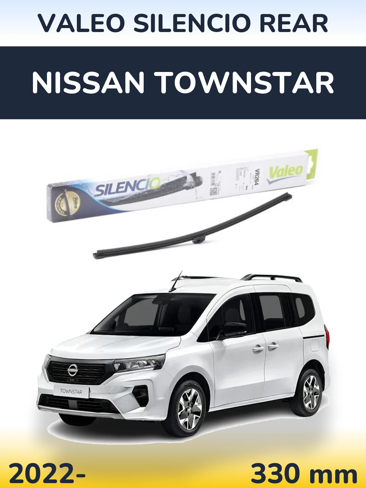 Ștergătoare Valeo Silencio Rear pentru Nissan Townstar