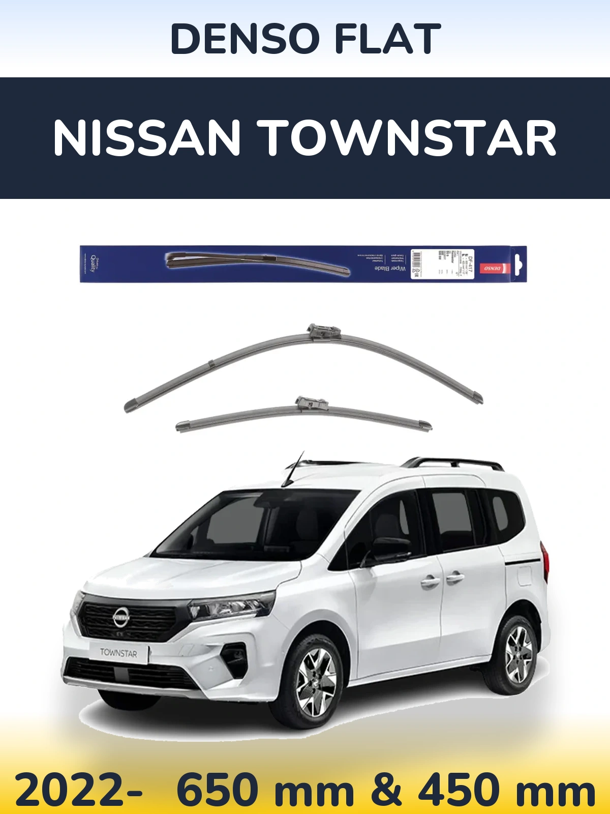Ștergătoare Denso Flat pentru Nissan Townstar