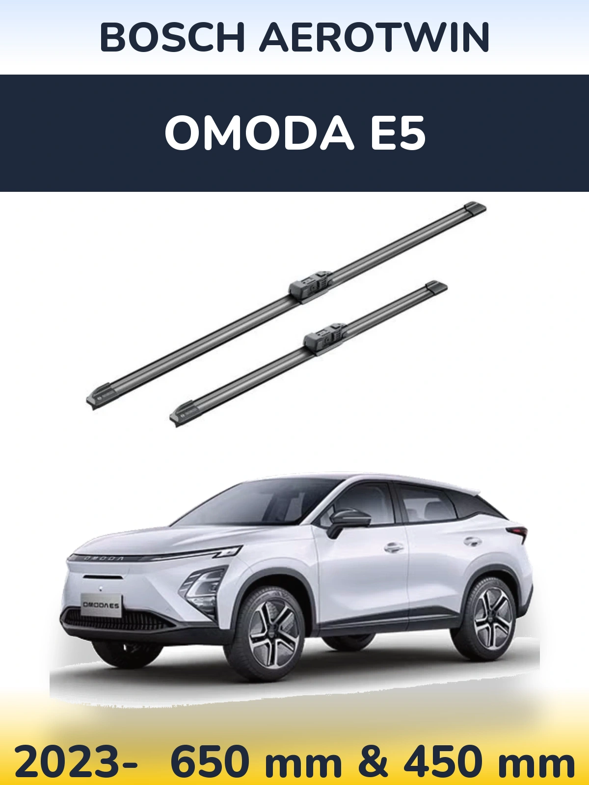 Ștergătoare BOSCH AeroTwin pentru Omoda E5