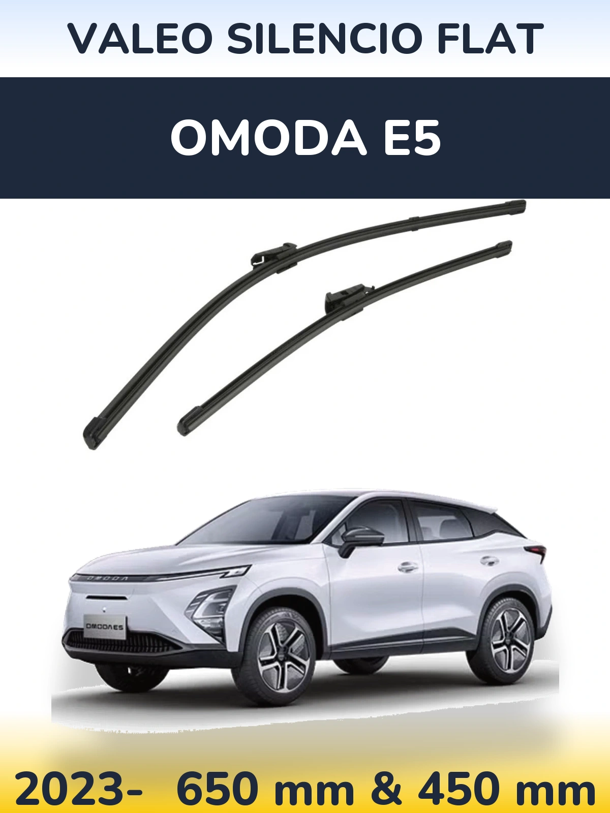 Ștergătoare Valeo Silencio Flat pentru Omoda E5