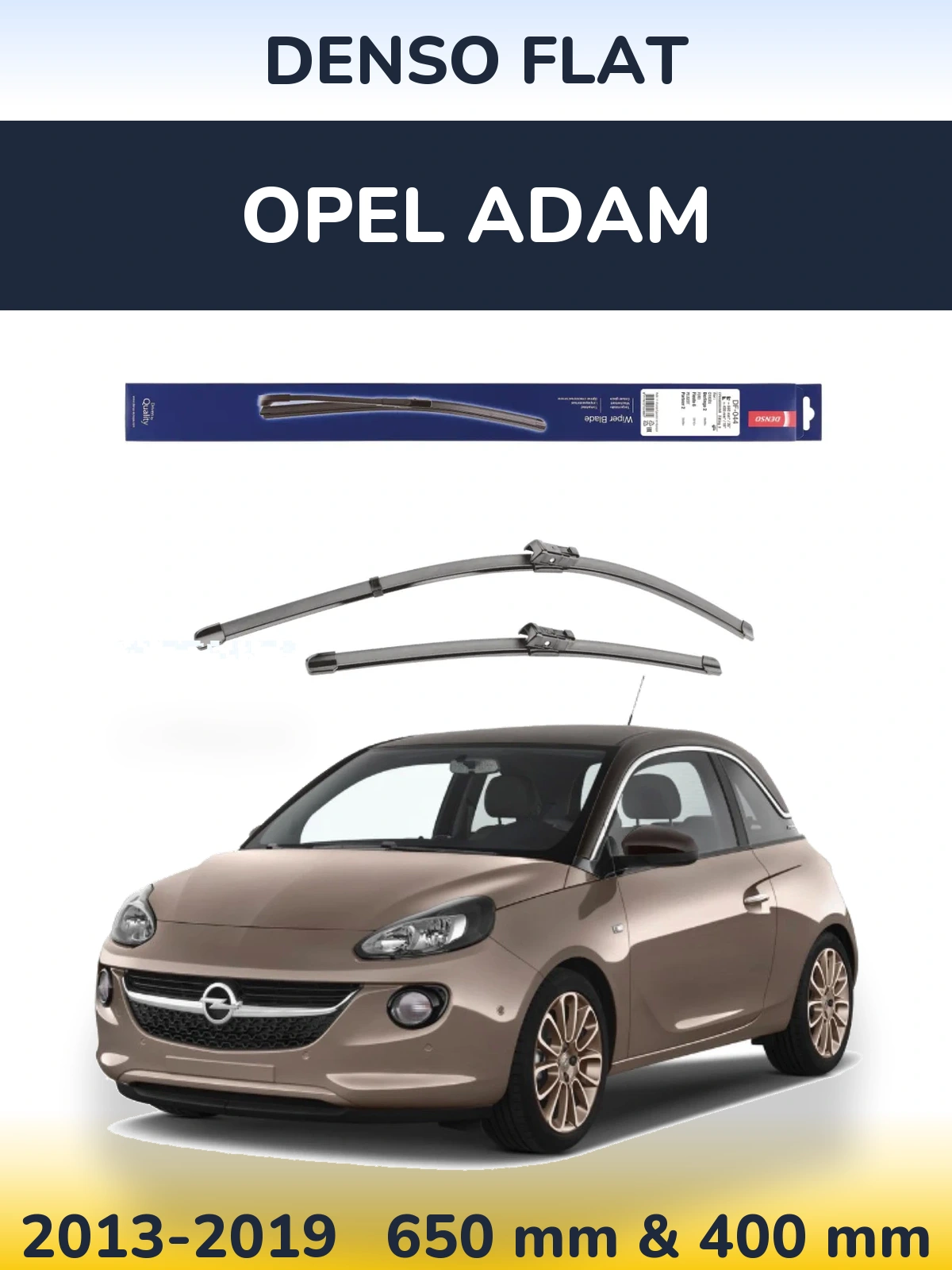 Ștergătoare Denso Flat pentru Opel Adam