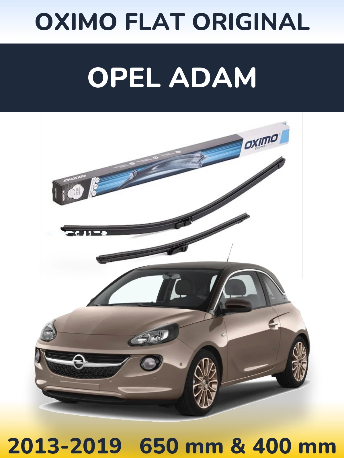 Ștergătoare Oximo Flat Original pentru Opel Adam
