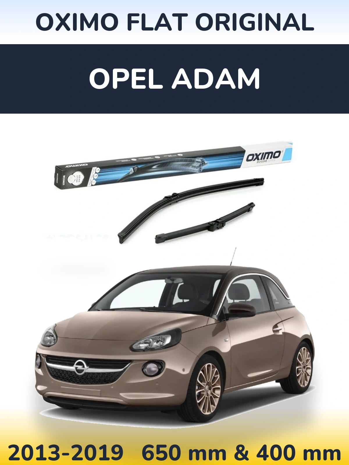Ștergătoare Oximo Flat Original pentru Opel Adam