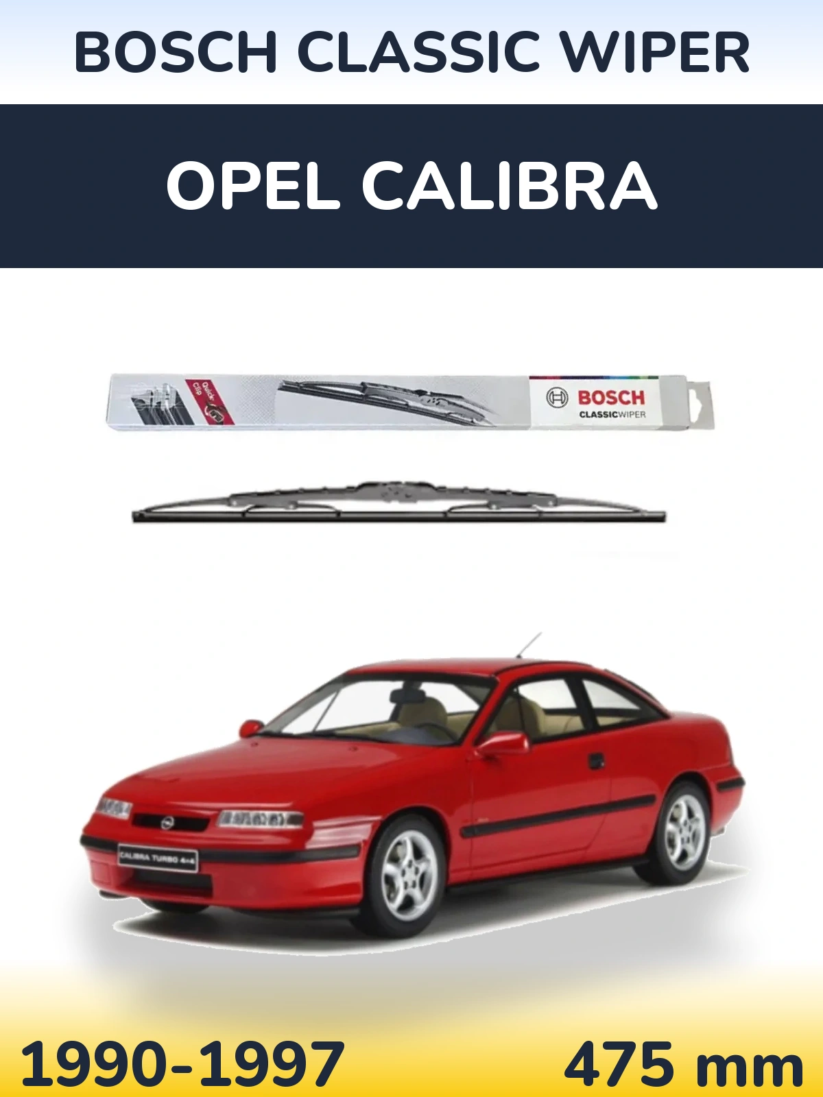 Ștergătoare BOSCH Classic Wiper pentru Opel Calibra