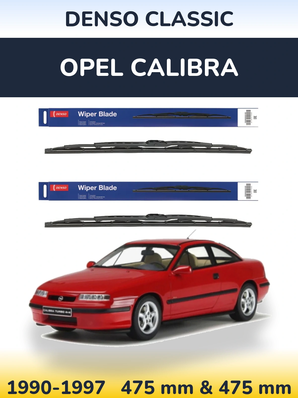 Ștergătoare Denso Classic pentru Opel Calibra