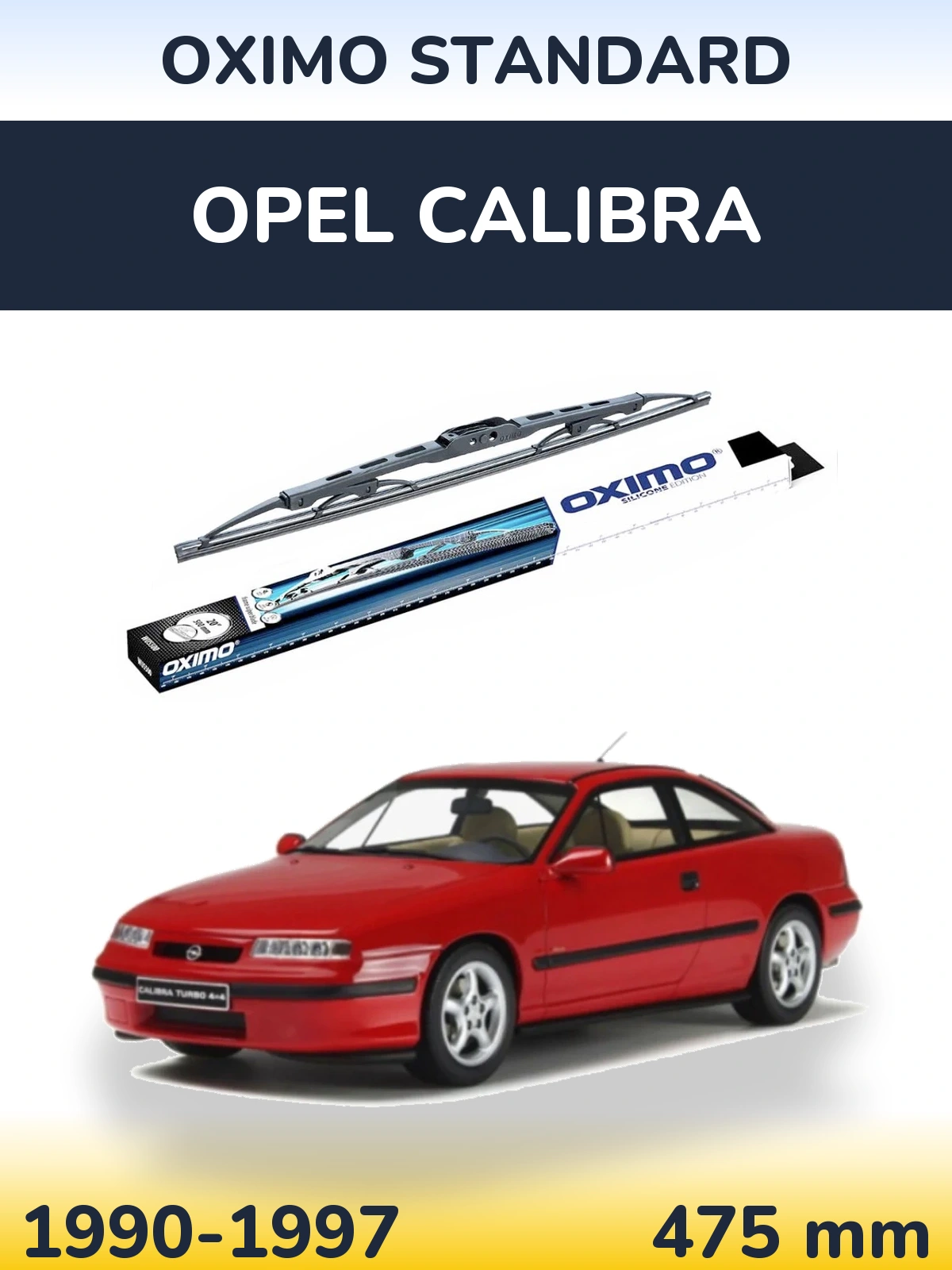 Ștergătoare Oximo Standard pentru Opel Calibra