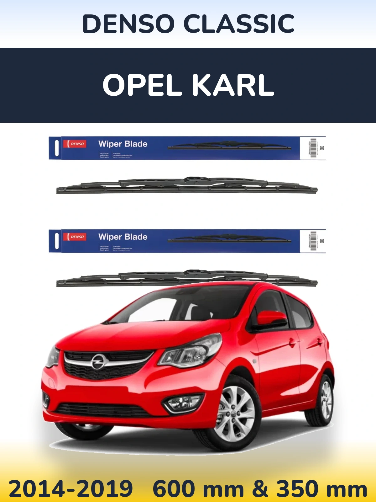 Ștergătoare Denso Classic pentru Opel Karl