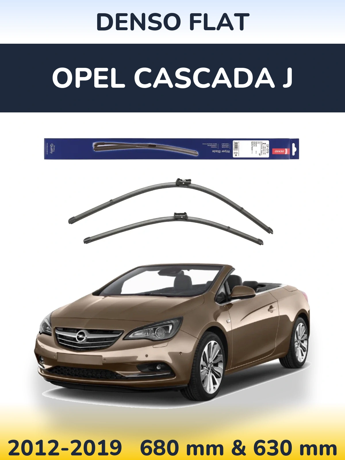 Ștergătoare Denso Flat pentru Opel Cascada J