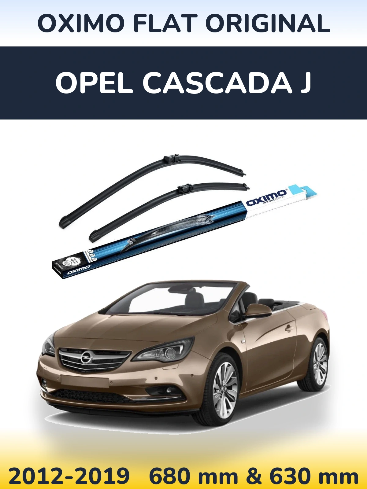 Ștergătoare Oximo Flat Original pentru Opel Cascada J
