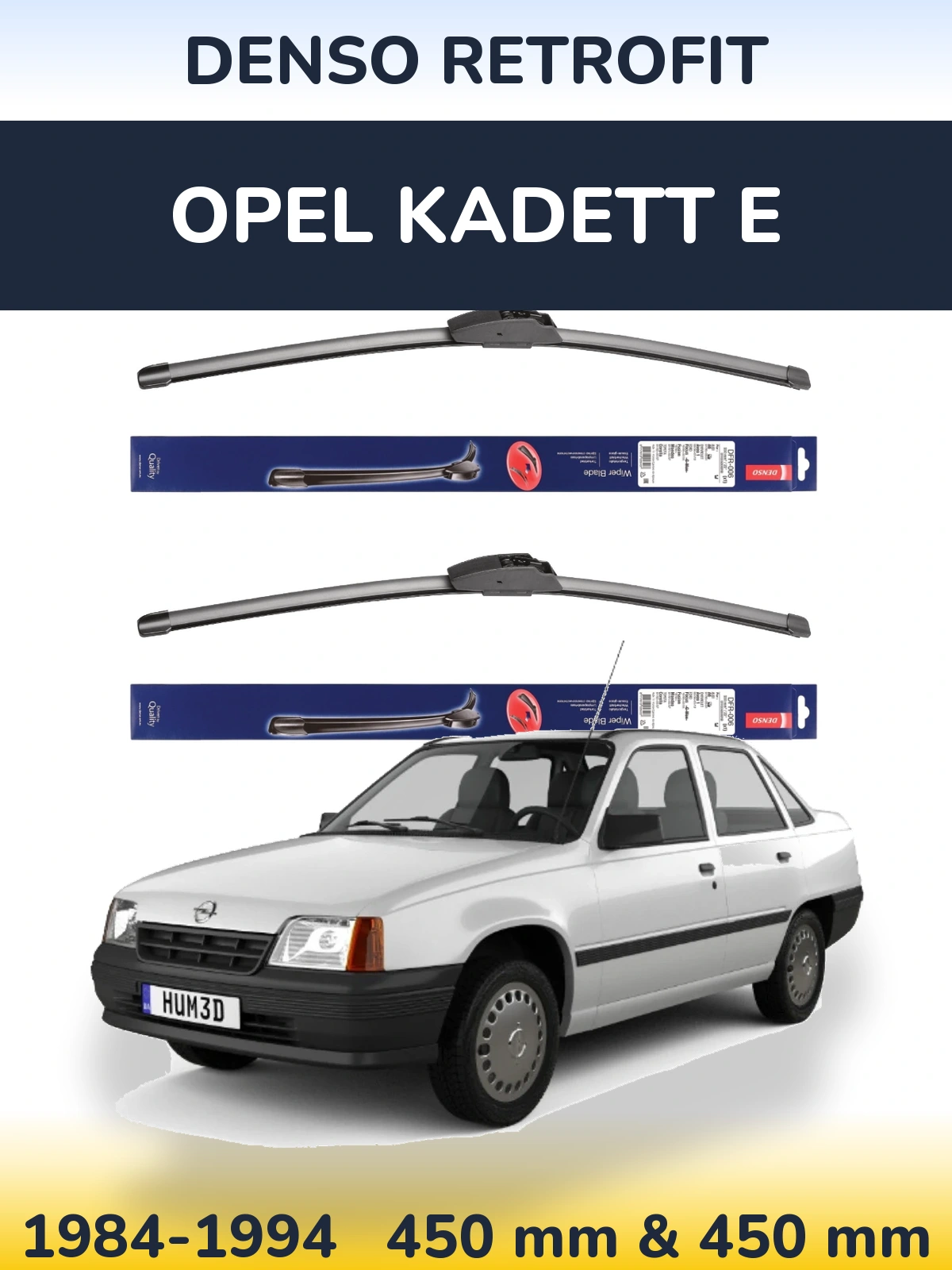 Ștergătoare Denso Retrofit pentru Opel Kadett E