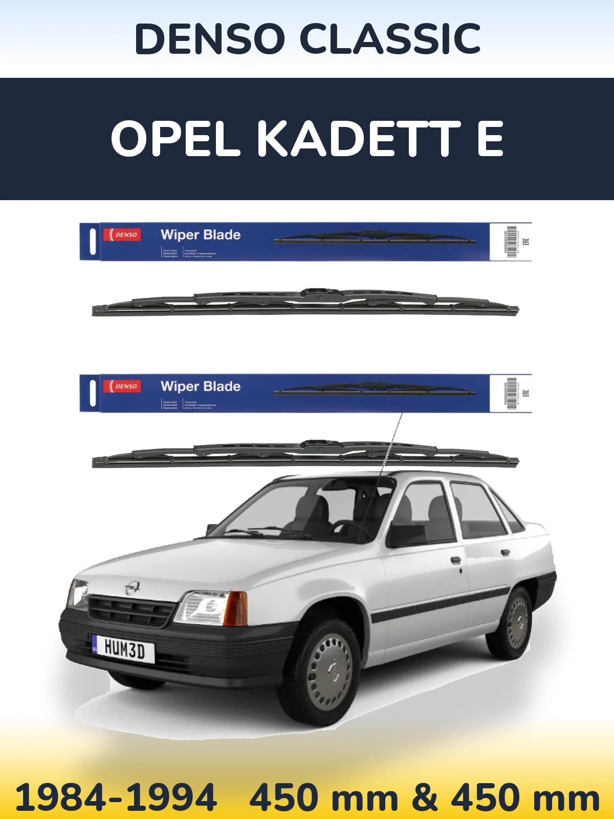 Ștergătoare Denso Classic pentru Opel Kadett E