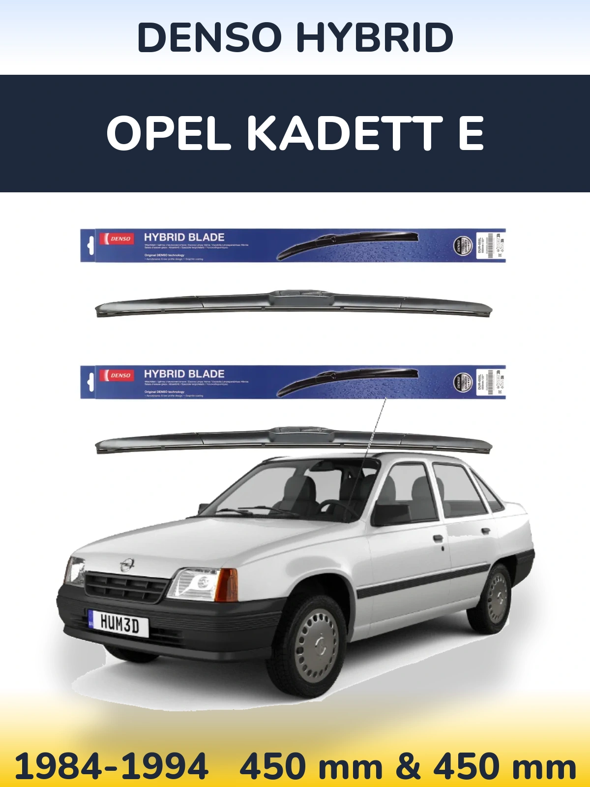 Ștergătoare Denso Hybrid pentru Opel Kadett E
