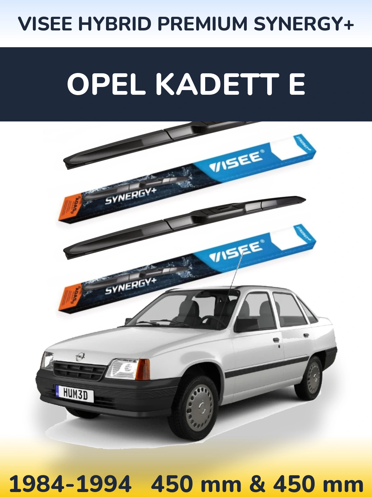 Ștergătoare VISEE HYBRID PREMIUM SYNERGY+ pentru Opel Kadett E