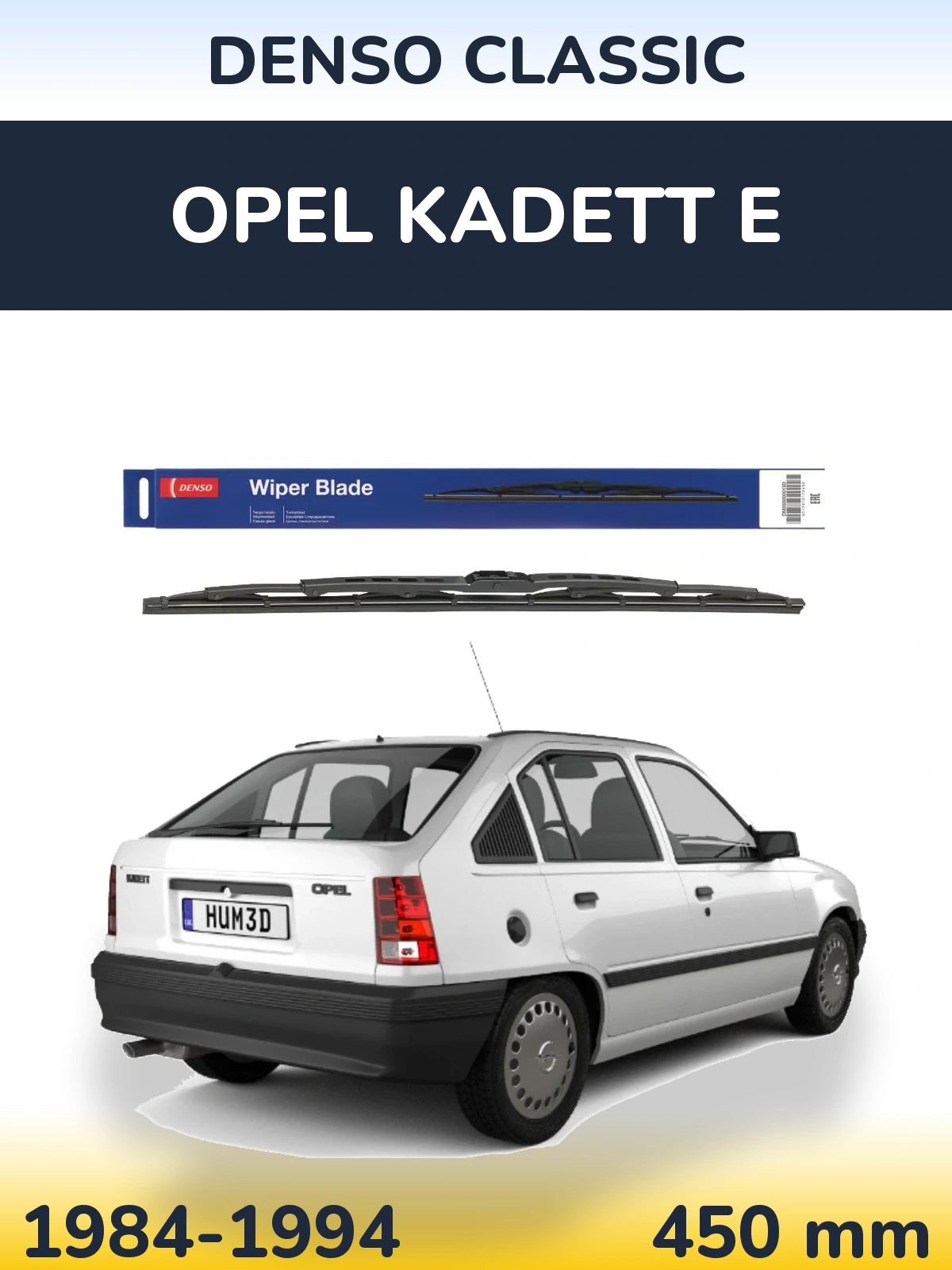 Ștergătoare Denso Classic pentru Opel Kadett E