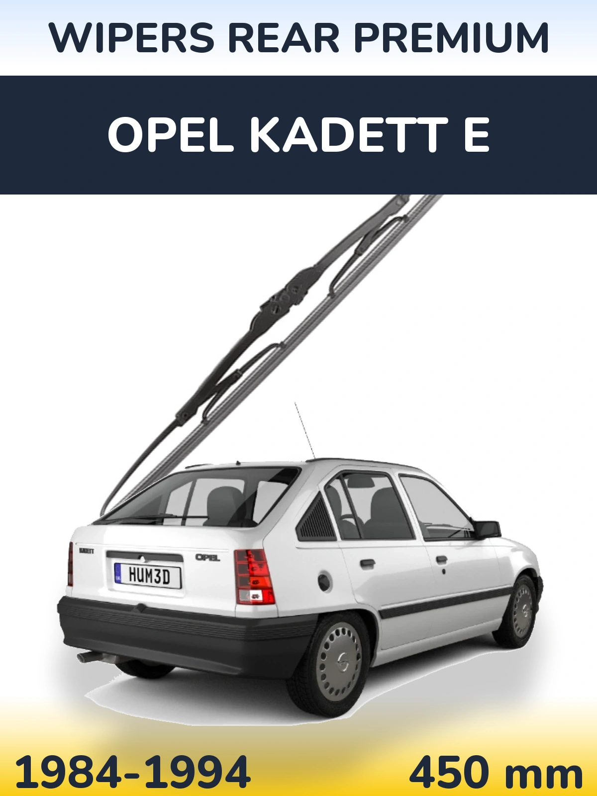 Ștergătoare WIPERS REAR PREMIUM pentru Opel Kadett E