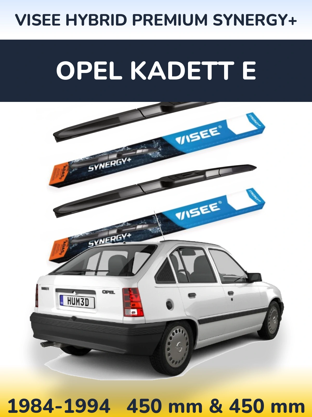 Ștergătoare VISEE HYBRID PREMIUM SYNERGY+ pentru Opel Kadett E