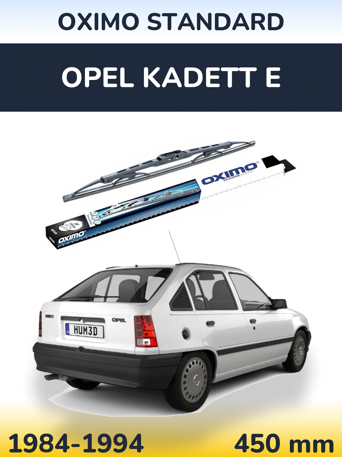 Ștergătoare Oximo Standard pentru Opel Kadett E
