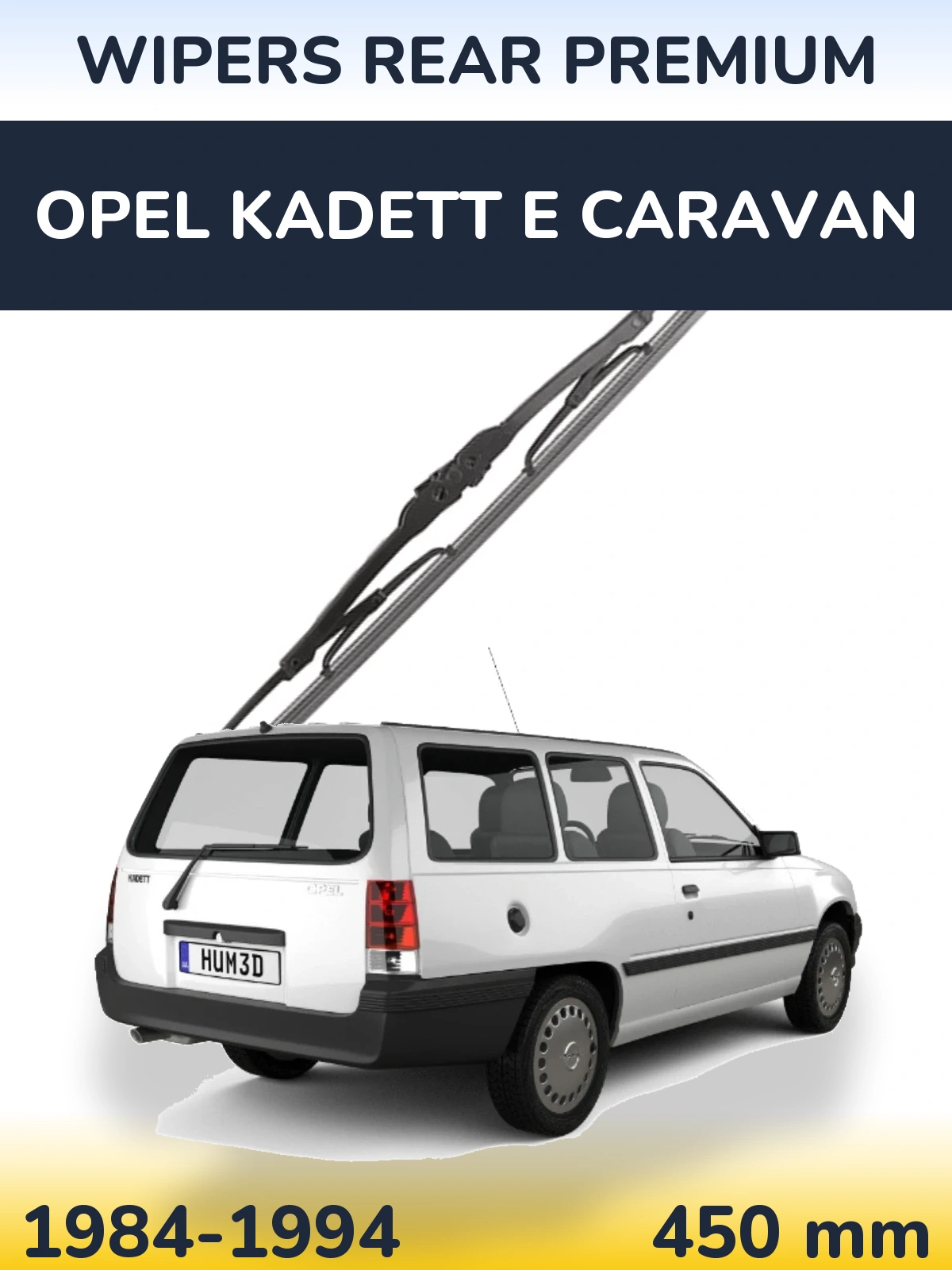Ștergătoare WIPERS REAR PREMIUM pentru Opel Kadett E Caravan