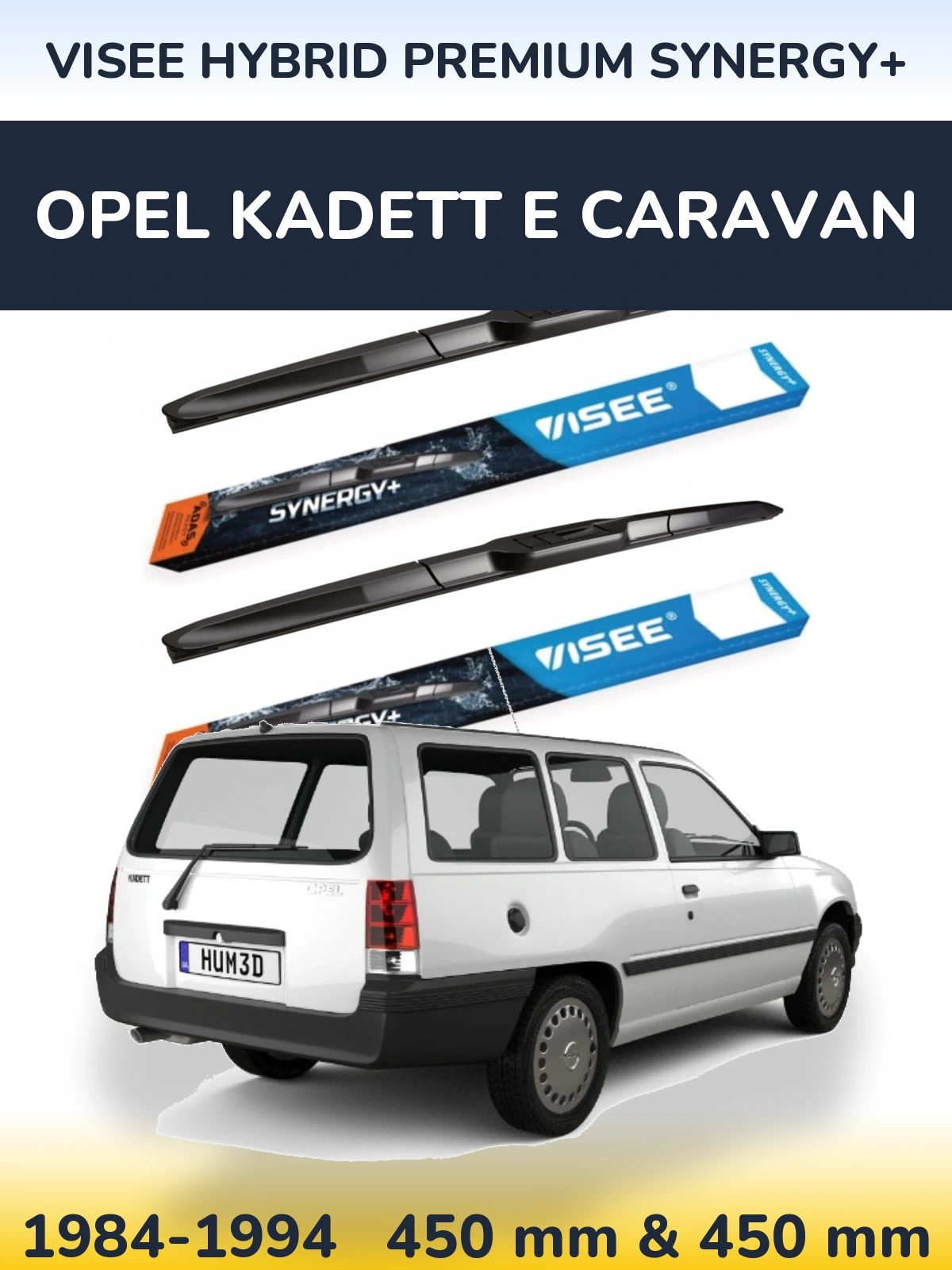 Ștergătoare VISEE HYBRID PREMIUM SYNERGY+ pentru Opel Kadett E Caravan