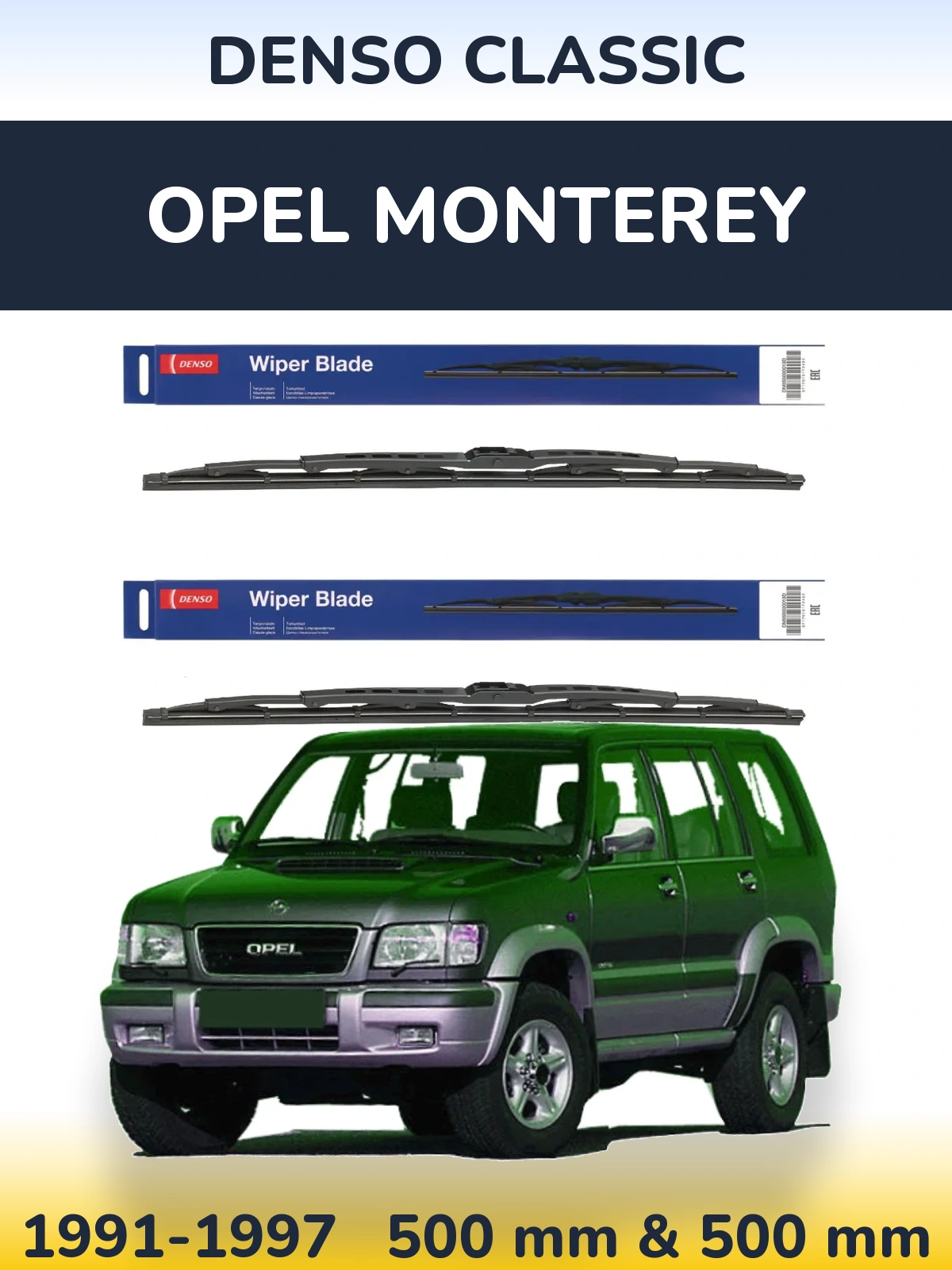 Ștergătoare Denso Classic pentru Opel Monterey