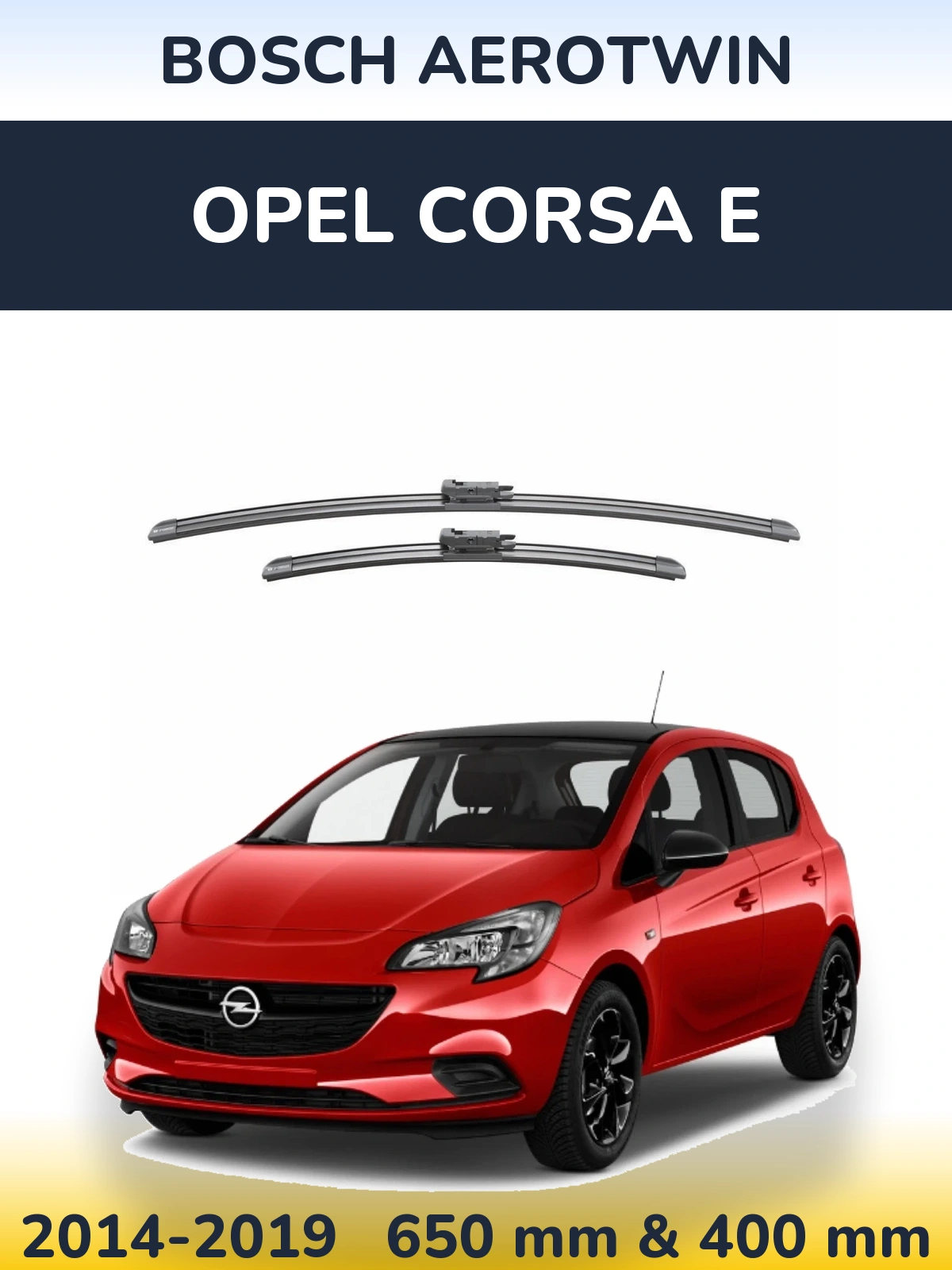 Ștergătoare BOSCH AeroTwin pentru Opel Corsa E