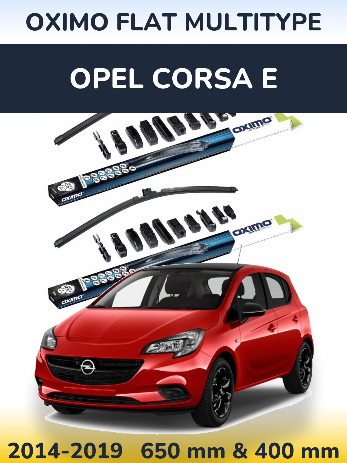 Ștergătoare Oximo Flat MultiTipe pentru Opel Corsa E