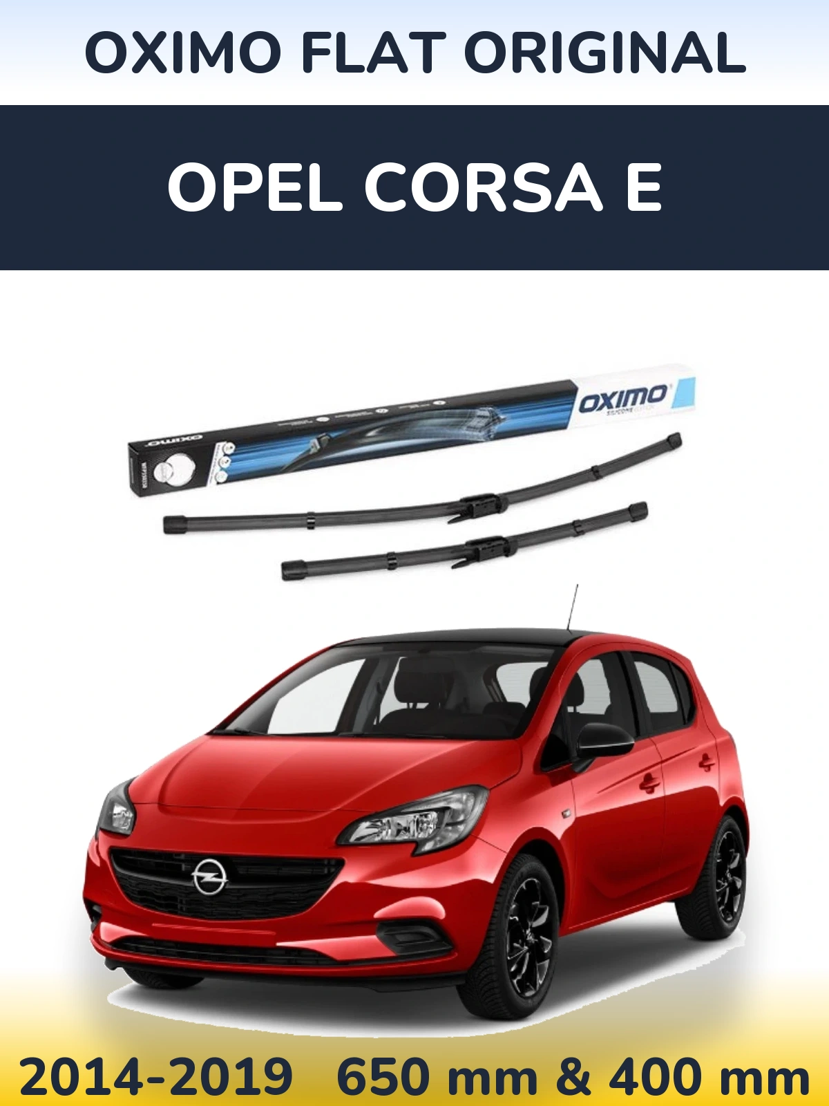 Ștergătoare Oximo Flat Original pentru Opel Corsa E