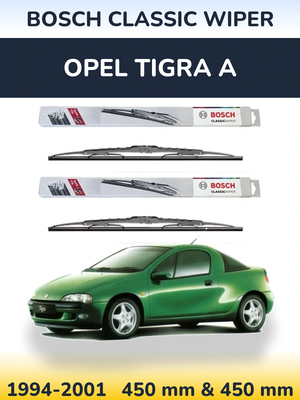 Ștergătoare BOSCH Classic Wiper pentru Opel Tigra A