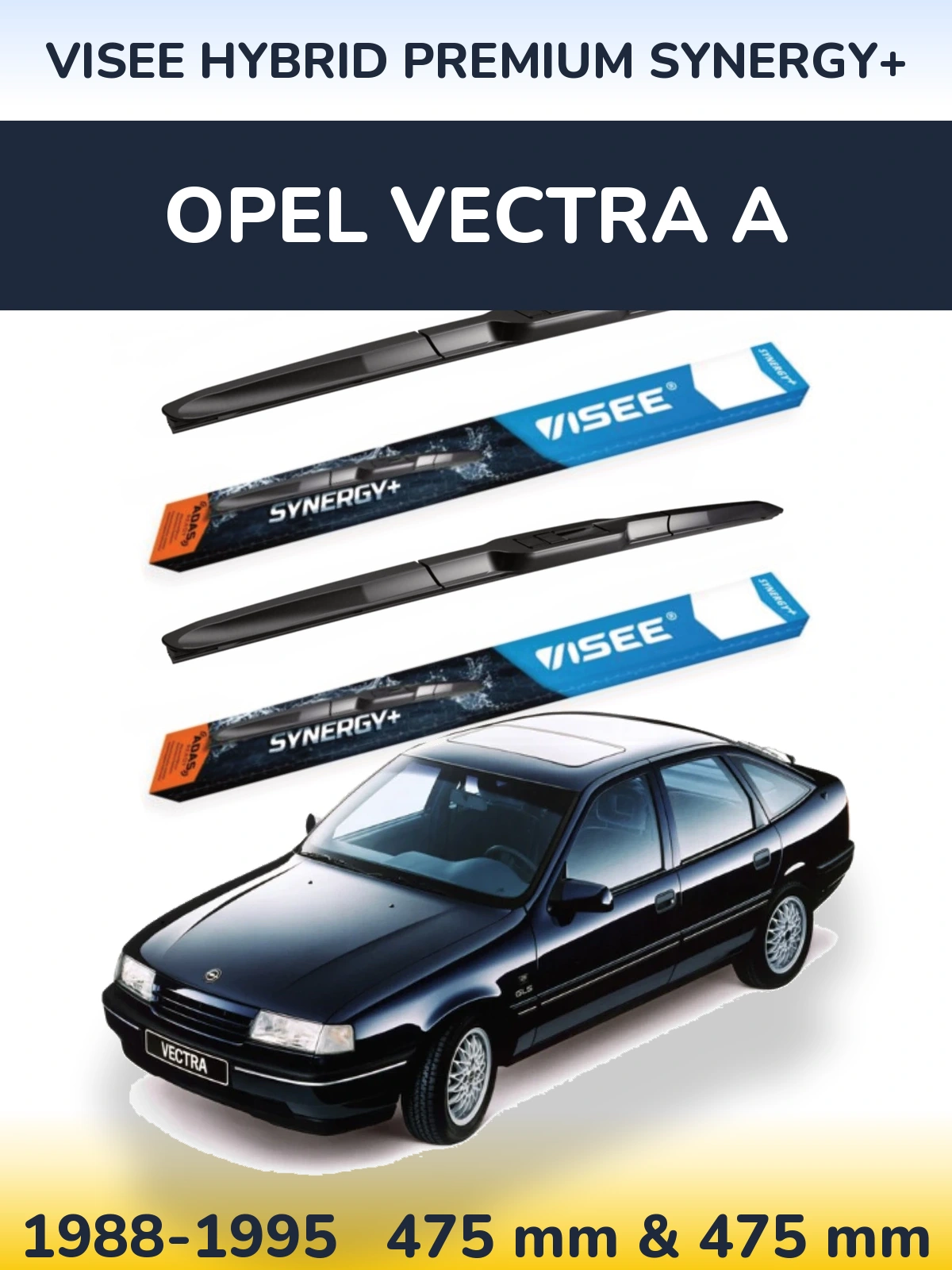 Ștergătoare VISEE HYBRID PREMIUM SYNERGY+ pentru Opel Vectra A
