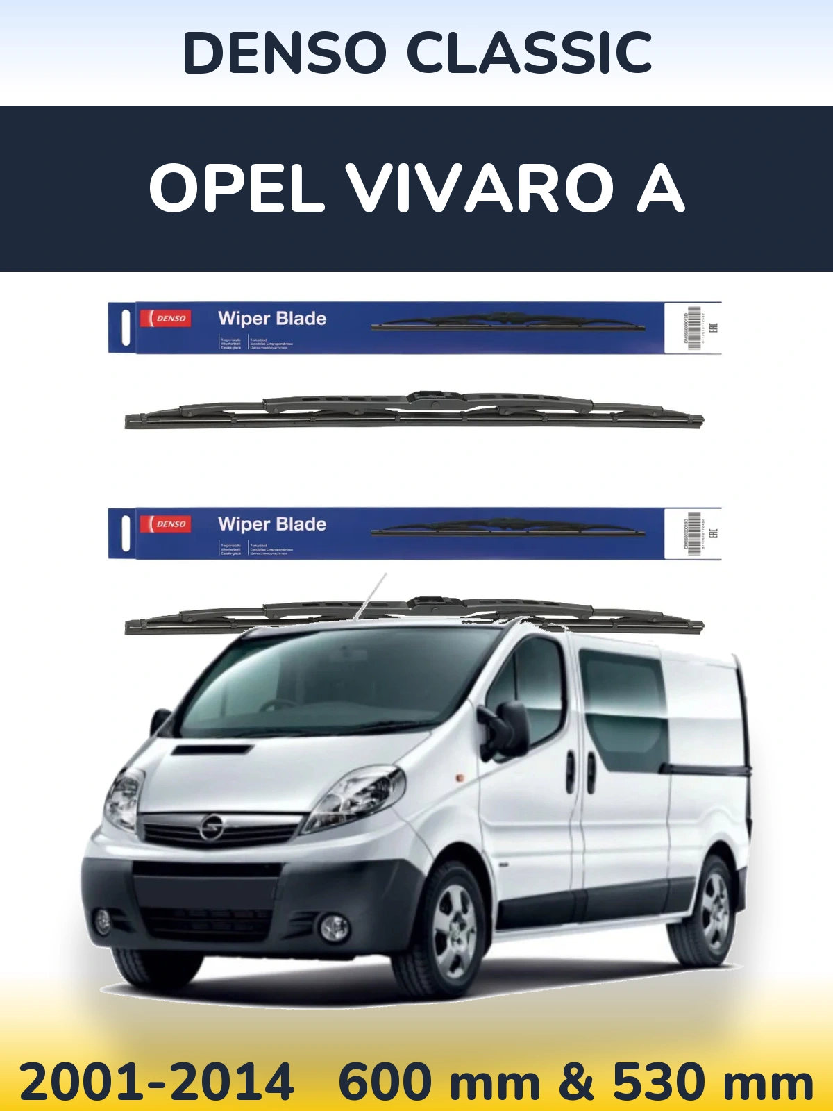 Ștergătoare Denso Classic pentru Opel Vivaro A