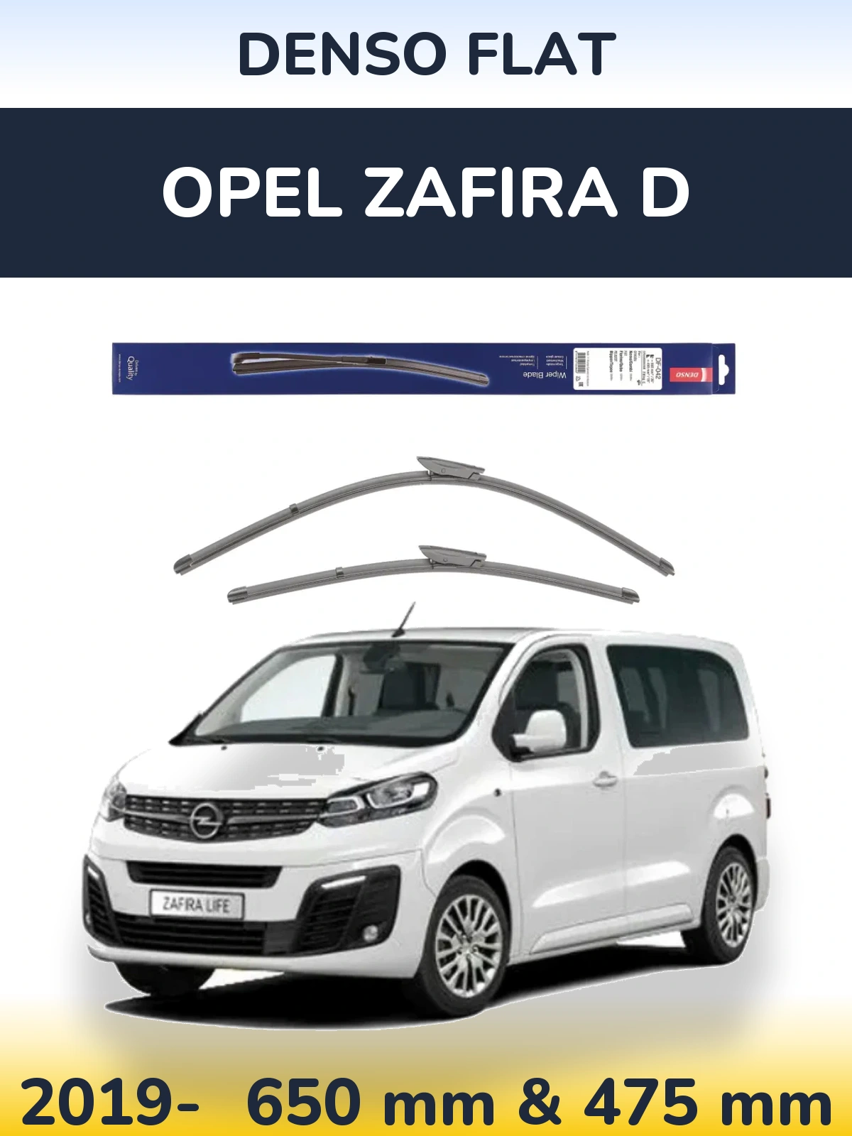Ștergătoare Denso Flat pentru Opel Zafira D
